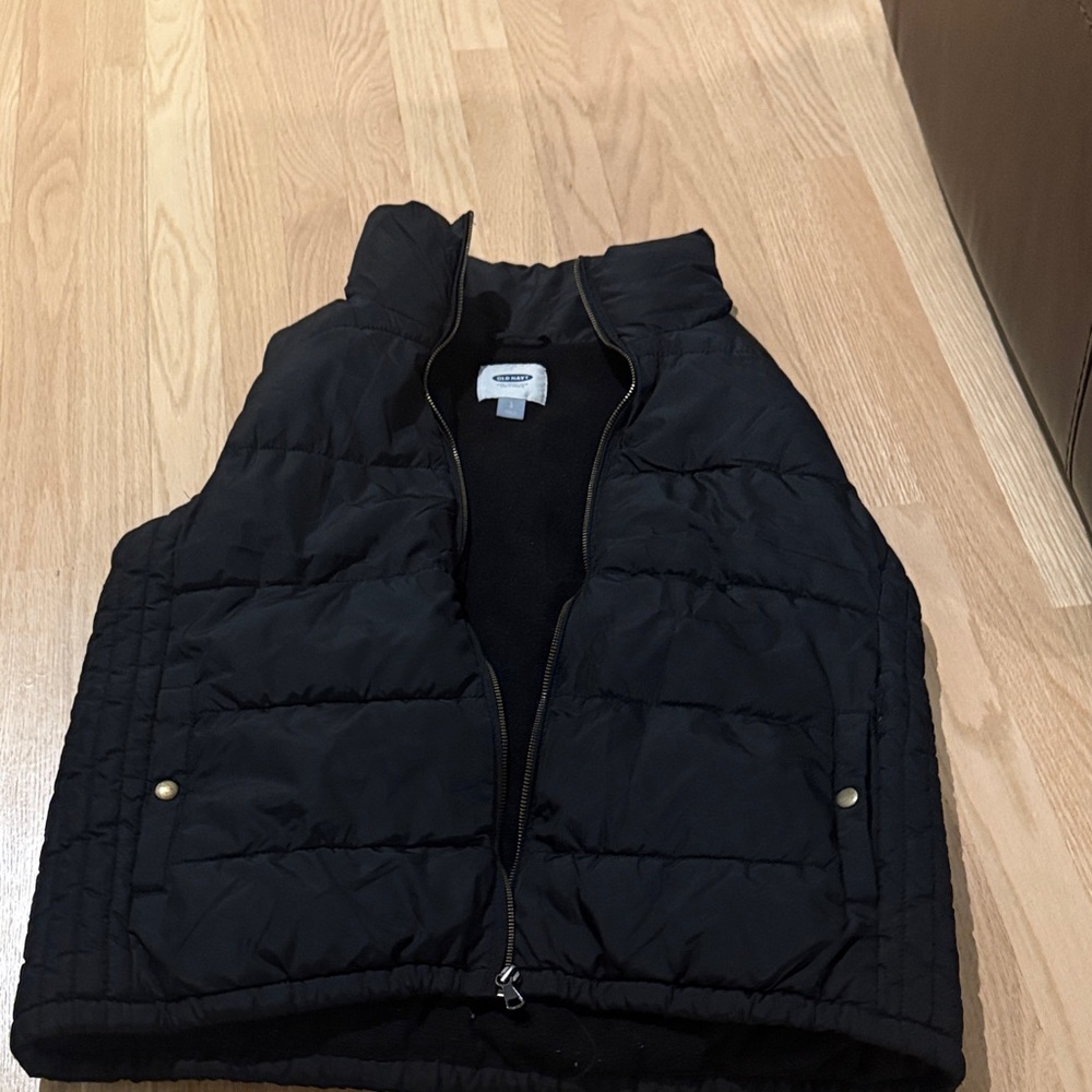 Black Puffer Vest